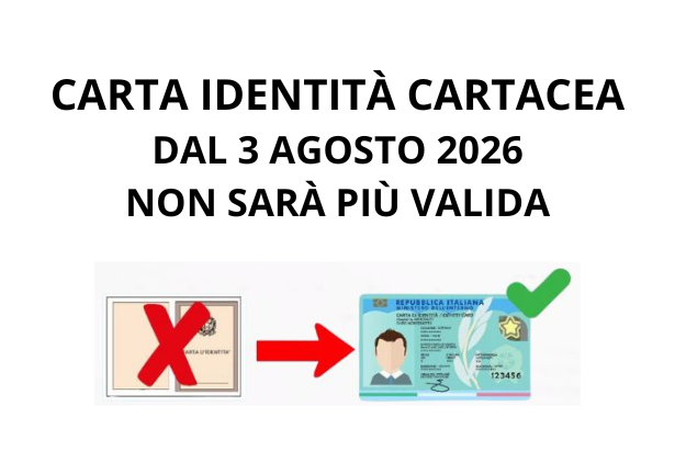 Carta identità cartacea