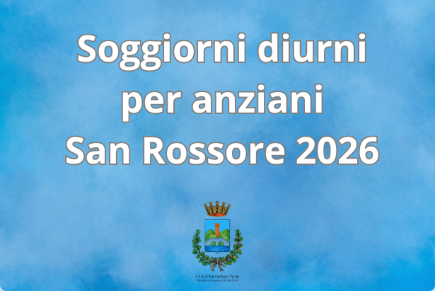 Soggiorni diurni per anziani San Rossore 2026